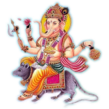 Lord Ganesha on mouse